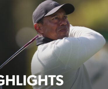 Tiger Woods' Round 1 Highlights | The Genesis Invitational | 2024