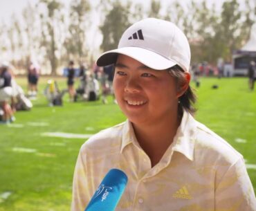 Shannon Tan reflects on historic debut win | Aramco Saudi Ladies International