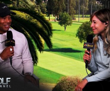 Tiger Woods: Round 1 of The Genesis Invitational 'good and a little bit indifferent' | Golf Channel