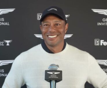 Tiger Woods Thursday Flash Interview 2024 The Genesis Invitational