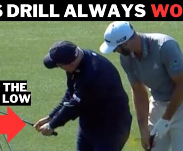 Staying Down Thorugh The Golf Ball Is So Easy After Doing This Genius Drill