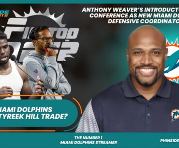 Miami Dolphins Introduce NEW Defensive Coordinator Anthony Weaver To The Media!