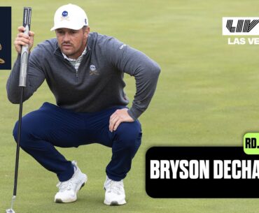 BRYSON MIC'D UP ROUND 2: All Access with DeChambeau | LIV Golf Las Vegas