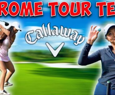 Testing Out The New Callaway Balls || Shee Golfs