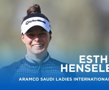 Esther Henseleit fires a flawless 65 (-7) | Aramco Saudi Ladies International