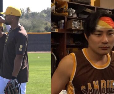 Padres' Ha-Seong Kim on moving to shortstop and his conversation with Xander Bogaerts