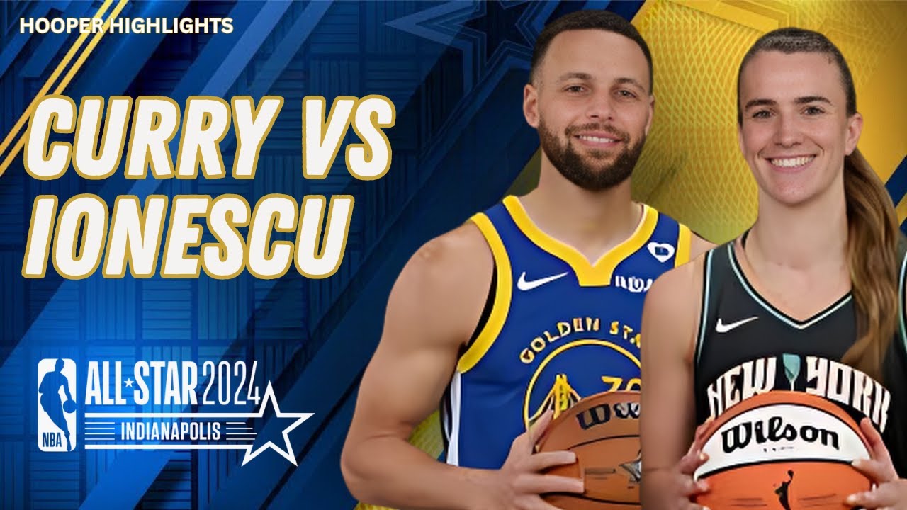Stephen Curry vs Sabrina Ionescu 3 Point Contest Full Highlights Feb