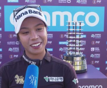 Patty Tavatanakit Winner Sunday Emotional Thai 2024 Aramco Saudi Ladies International