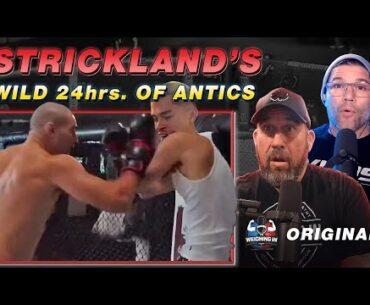 Sean Strickland Boxes Sneako, Insults MGK & Meets Trump | WEIGHING IN