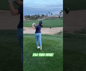 The new Callaway Smoke! Bombing those drive girl #golf #golfswing #like #highlights #lasvegas #pga