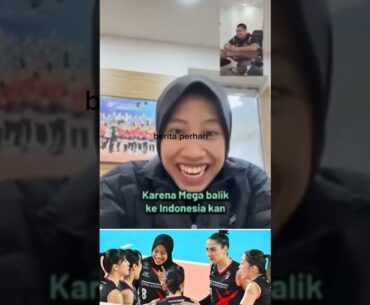 MEGAWATI UDAH SIAP TANGGAL 9 OTW INDONESIA 👇video selengkapnya #shorts #volleyball