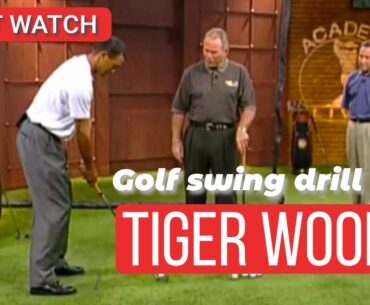 Must Watch : Tiger Woods Golf Swing Drills with Butch Harmon | Golf | PGA