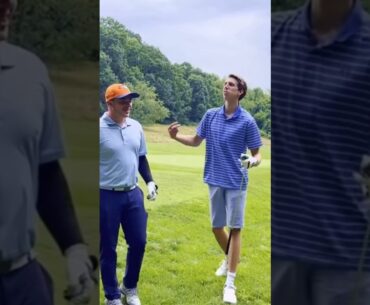 Is bro the GOAT of hole intros!!!? #golf #golffails #golfer #golfswing #music #song #fyp #shorts