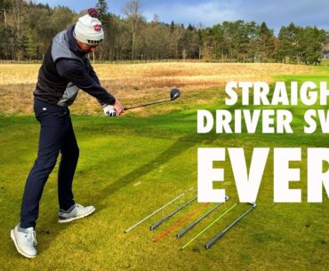The EASIEST DRIVER SWING EVER For Straight Shots