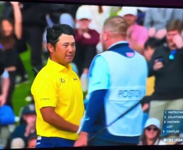 Hideki Matsuyama with the lowest score of 62 at Genesis Invitational 2024 ⛳️🎉🎊 2-18-24