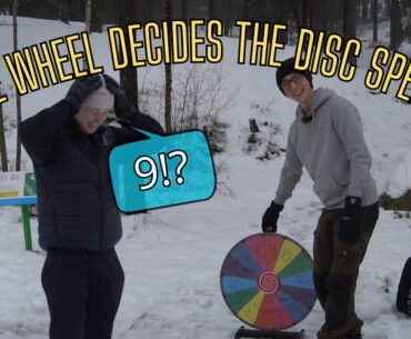 THE WHEEL DECIDES THE DISC SPEED!!!