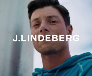 Viktor Hovland con J.Lindeberg SS24 en el Episodio 11 de la Bridge Series