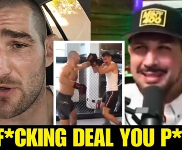 Sean Strickland REACTS To Brendan Schaub's Comments on Him Sparring Sneako