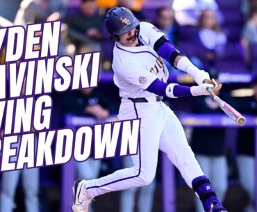 LSU Baseball Hayden Travinski Swing Breakdown