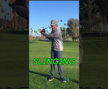 Is it a golf SWING or Golf SLING? #golfpassion #golfcoach #golfer #progolfers #danmartingolf