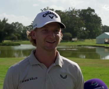 Nick Bachem Wednesday Interview Previe 2024 Magical Kenya Open © DP Wolrd Tour