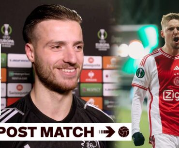 Reactions Ramaj & matchwinner Taylor after Bodø/Glimt - Ajax | ''I wanted to cross it'' 😉
