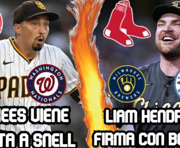 LIAM HENDRICKS a RED SOX, BLAKE SNELL vuele a YANKEES, ANTHONY RENDÓN YA CÁLLESE, WOODRUFF firma MLB