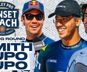 Jordy Smith, Miguel Pupo, Samuel Pupo | Hurley Pro Sunset Beach 2024 - Opening Round