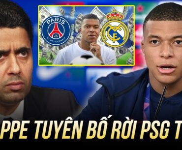 MBAPPE TUYÊN BỐ RỜI PSG TỰ DO: CÁI TÁT VÀO CHÚT DANH DỰ CUỐI CÙNG CỦA NƯỚC PHÁP