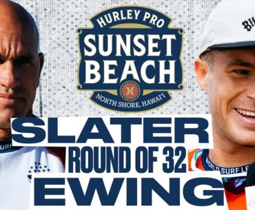 Kelly Slater vs Ethan Ewing | Hurley Pro Sunset Beach 2024 - Round of 32