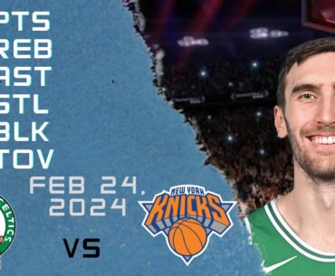 Luke Kornet player Full Highlights vs KNICKS NBA Regular season game 24-02-2024