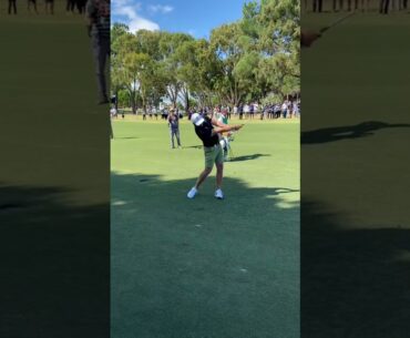 Liv Golf Adelaide 2023, David Puig, Chase Koepka and Dean Burmester tee shots