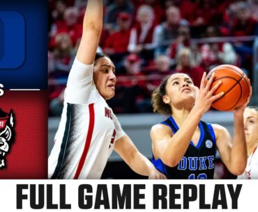 Duke vs. NC State Full Game Replay | 2023-24 ACC Women’s Basketball