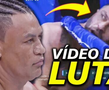 VÍDEO DA LUTA : ACELINO POPÓ ESPANC4 KLEBER BAMBAM na LUTA DE BOXE no FIGHT MUSIC SHOW