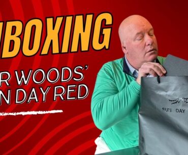 Tiger Woods Sun Day Red: Unboxing
