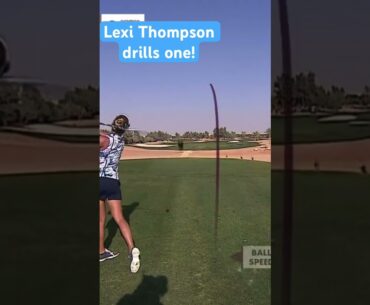 Lexi Thompson drills a tee shot , hows her form? #lexithompson #golf #lpga