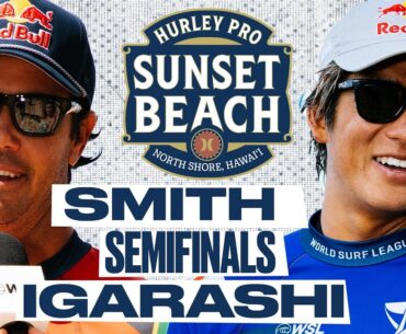 Jordy Smith vs Kanoa Igarashi | Hurley Pro Sunset Beach 2024 - Semifinals