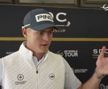 Wilco Nienaber Thursday Interview Day 1 2024 SDC Championship © DP World Tour