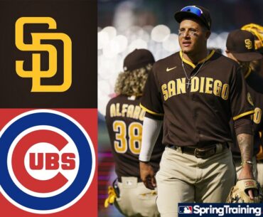 San Diego Padres Vs Chicago Cubs Full Game Highlights Feb 25, 2024 |Spring Training.