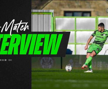 Pre-Match Interview | Moore-Taylor on his return to the side | Wrexham (H)