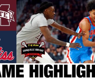 Ole Miss vs Mississippi State Highlights | NCAA Men's Basketball | 2024 College Basketball