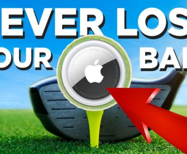 Putting APPLE AIRTAGS Inside Golf Balls *THIS HAPPENED*