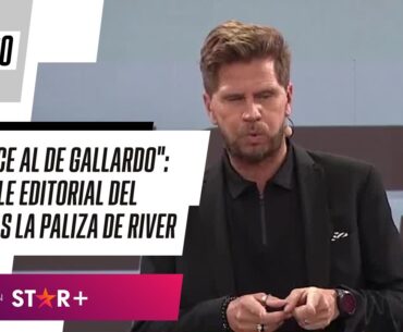 "SE PARECE AL DE GALLARDO": el Pollo abrió #ESPNF90 con una EDITORIAL INOLVIDABLE sobre RIVER