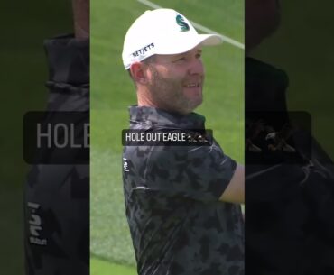 Get in! It's a hole-out eagle for Branden Grace! 🦅 #livgolf #shorts