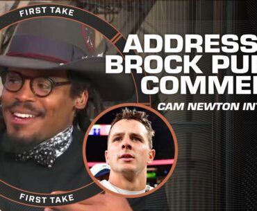 Cam Newton addresses Brock Purdy 'game manager' comments 👀 | First Take