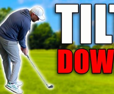 Stay Down Through The Golf Ball Correctly