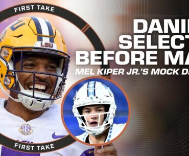 Mel Kiper Jr. explains drafting Jayden Daniels before Drake Maye on his Mock Draft 2.0 | First Take