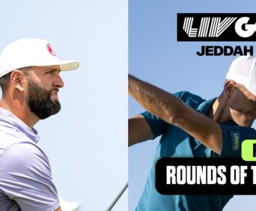 LEADER HIGHLIGHTS: Rahm, Meronk Co-Lead After 62s | LIV Golf Jeddah