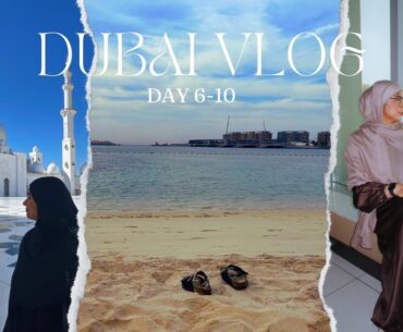 SHEIKH ZAYED GRAND MOSQUE IN ABU DHABI + DUBAI LADIES ONLY BEACH + TOP GOLF DUBAI