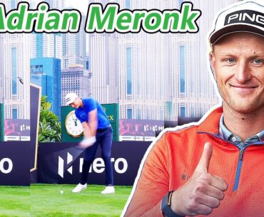 Adrian Meronk アドリアン・メロンク ポーランドの男子ゴルフ スローモーションスイング!!!